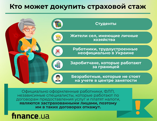 Что входит в трудовой стаж для начисления пенсии в украине